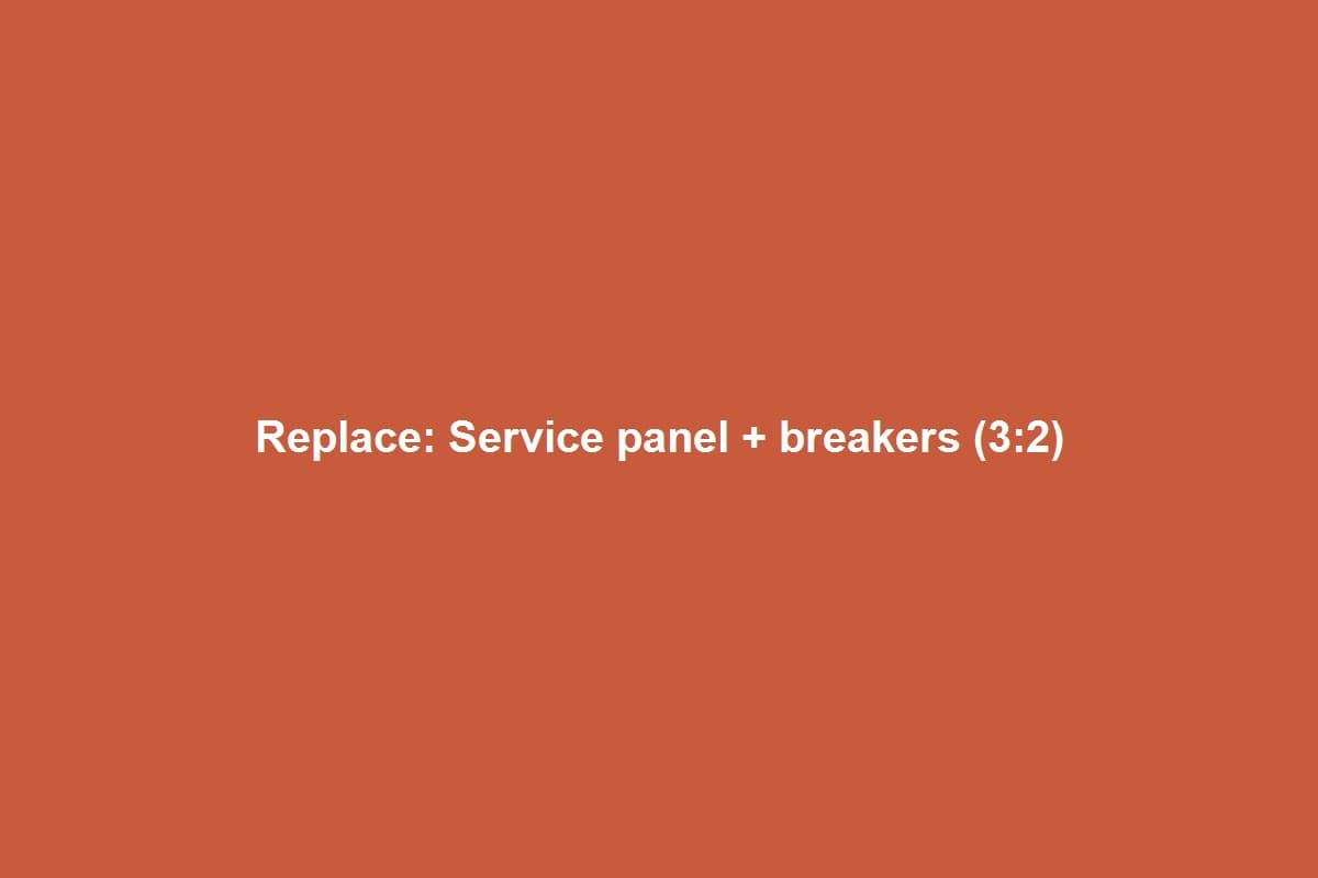 Modern 200-amp residential electrical service panel with neatly labeled circuit breakers